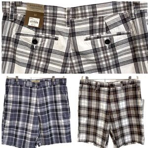 Preppy Plaid Shorts, Men
